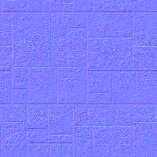 Tile Wall Normal Texture
